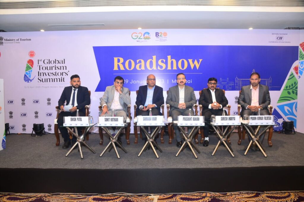 Ministry Of Tourism Government of India

1st Global Tourism Investors’ Summit

Roadshow in Mumbai

 