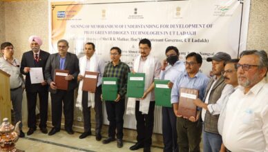 NHPC signs MOUs in Leh and Kargil