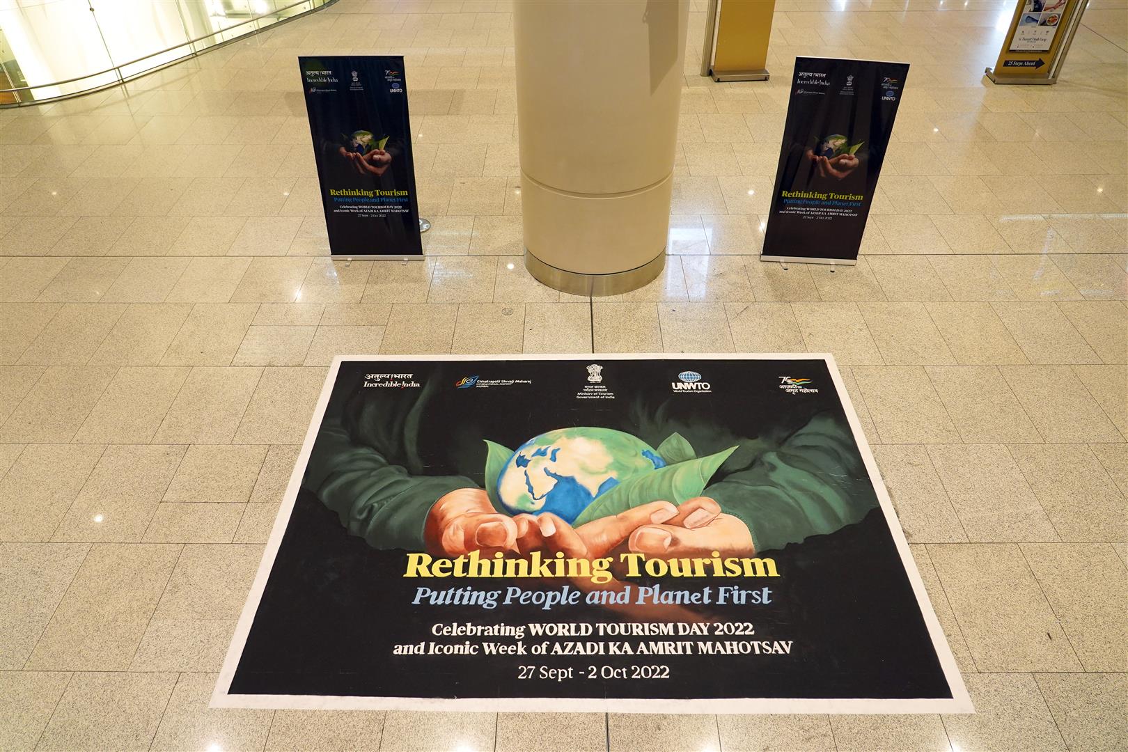 Focus on ‘rethinking’: World Tourism Day celebrations held at Ahmedabad and Mumbai International Airports