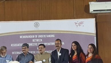 The Association of Domestic Tour Operators of India MP Chapter and International Centre for Responsible Tourism India Foundation (Responsible Tourism Partnership) signed a Memorandum of Understanding during the International Symposium on Responsible Tourism, organized by the Madhya Pradesh Tourism Board at Kushabhau Thakre Convention Centre, Bhopal (Madhya Pradesh, India) on 7 September 2022. Mr. P.P. Khanna, President, Association of Domestic Tour Operators of India and Dr. Harold Goodwin, Founder Director of ICRT and Managing Director of the Responsible Tourism Partnership signed the MOU. Mr. Sheo Shekhar Shukla IAS. Principal Secretary, MP Tourism Department witnessed the signing ceremony along with delegates from ICRT, Officials of Ministry of Tourism, Govt. of MP, Tour Operators from MP and ADTOI members of the MP State Chapter.