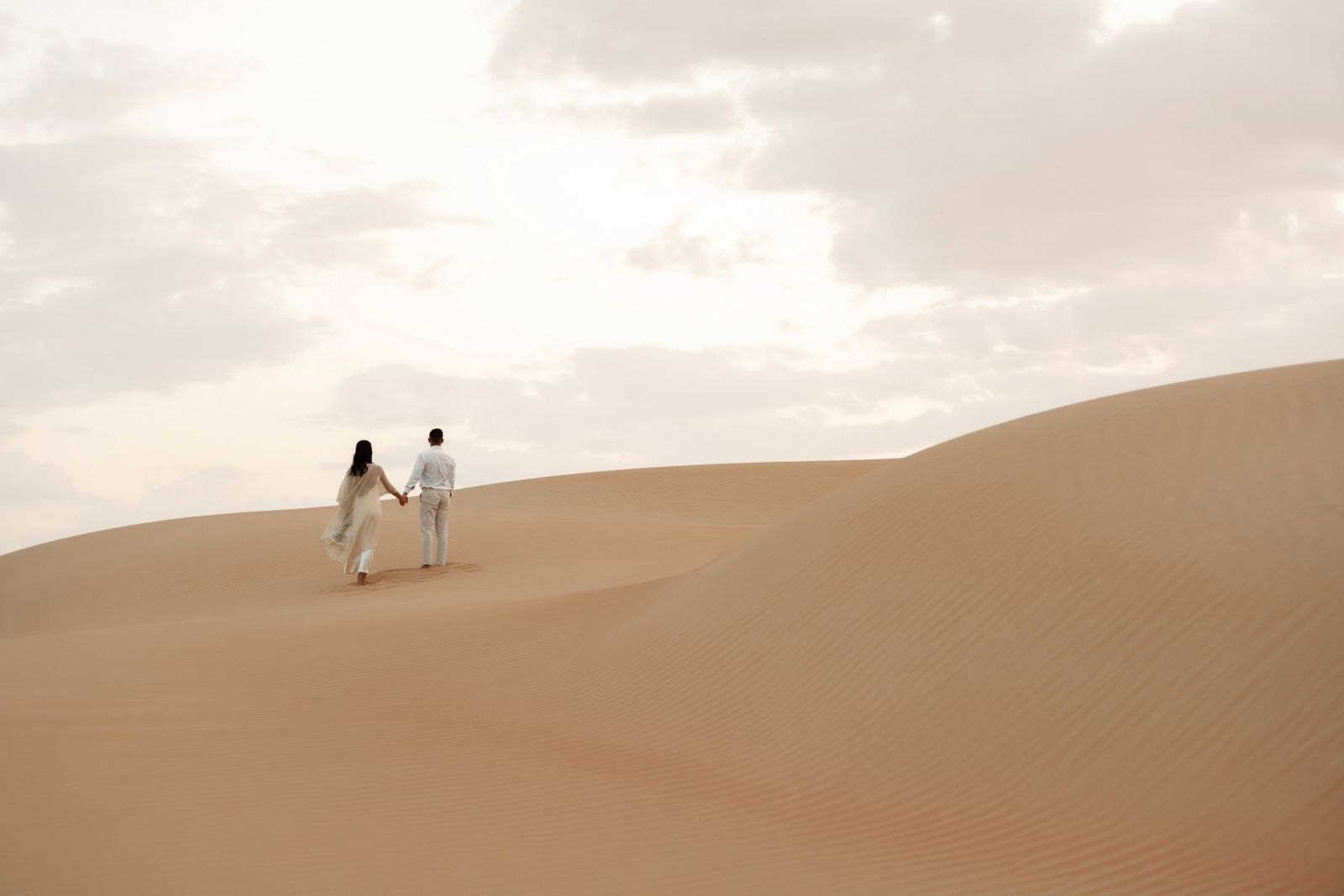 couple in desert